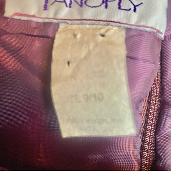 Panoply Vintage Burgundy Maroon Two-Piece  Long Gown Formal Dress Wedding - Picture 12 of 13